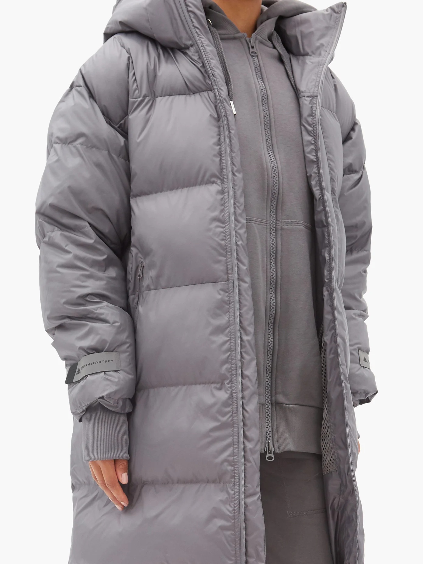 Technical padded hooded coat - 6