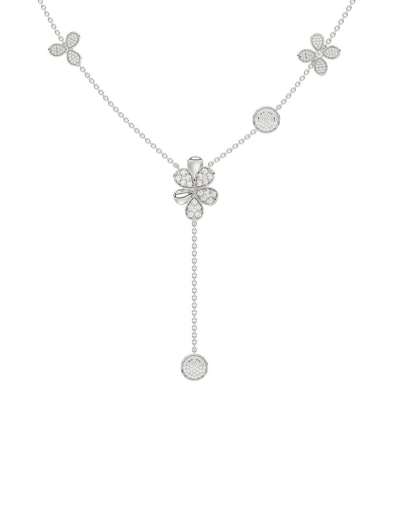 Marchesa FLORAL WHITE GOLD Y NECKLACE outlook