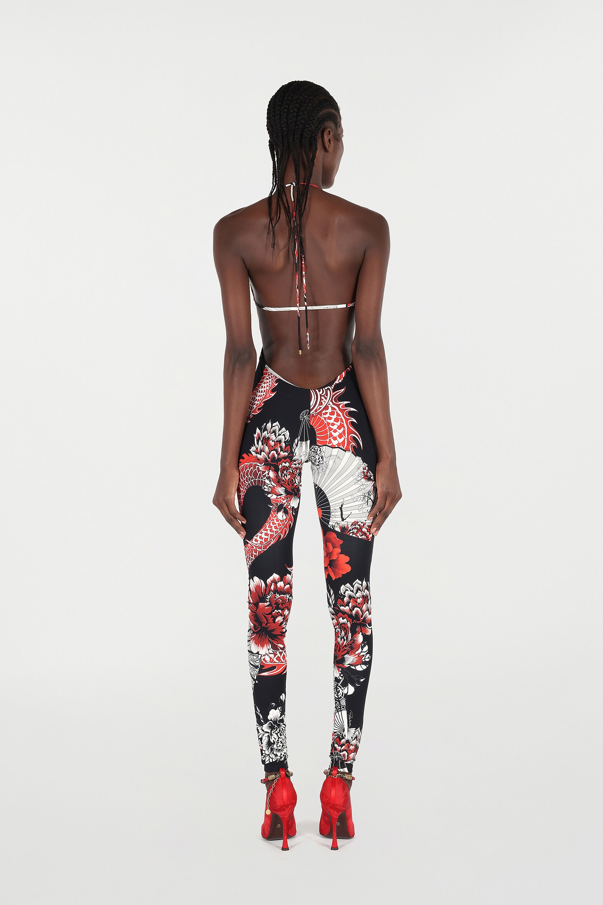 Jumpsuit With All-Over Dragon - 4