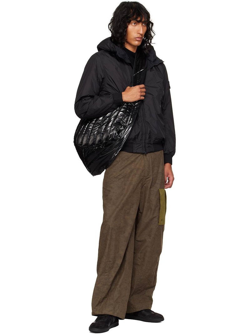 Black Quilted Lidia Tote 4