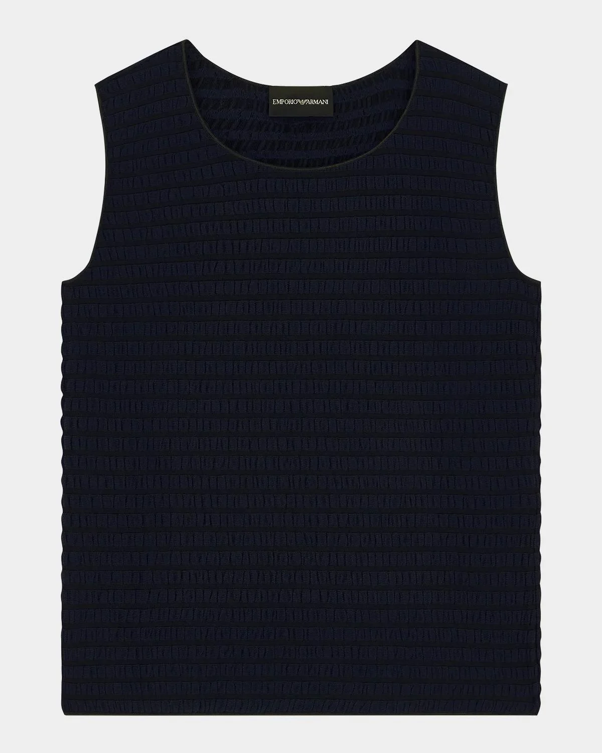 Textured Jacquard Jersey Tank Top - 1