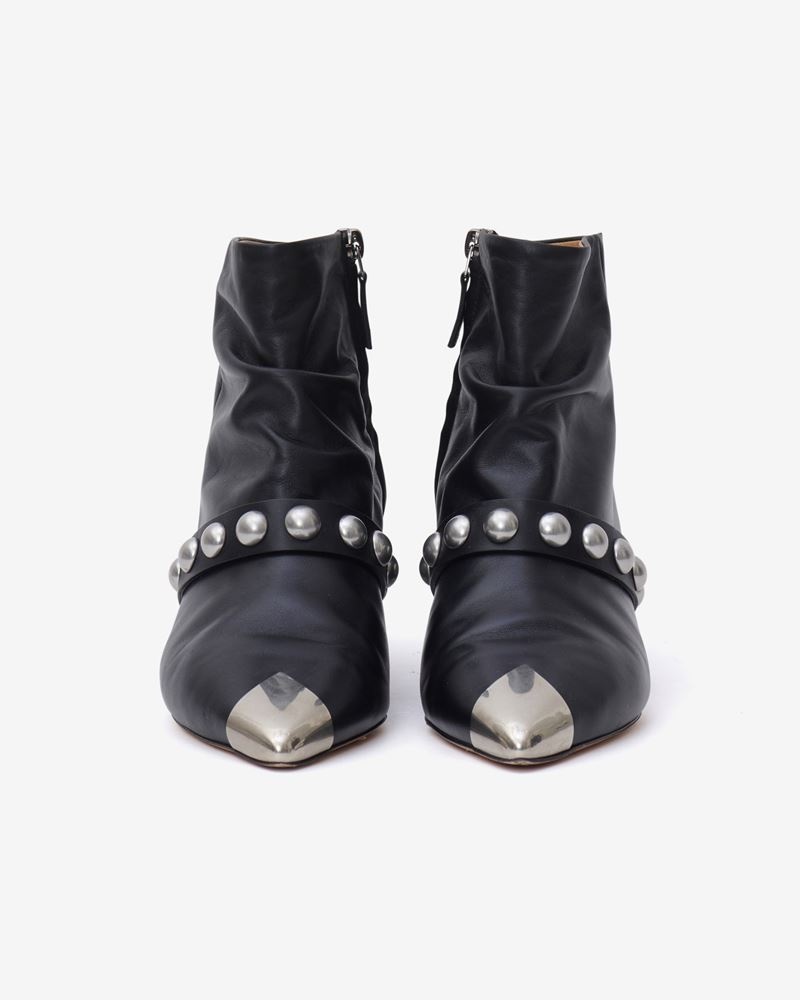 Isabel Marant 'donatee' Leather Ankle Boots in Natural