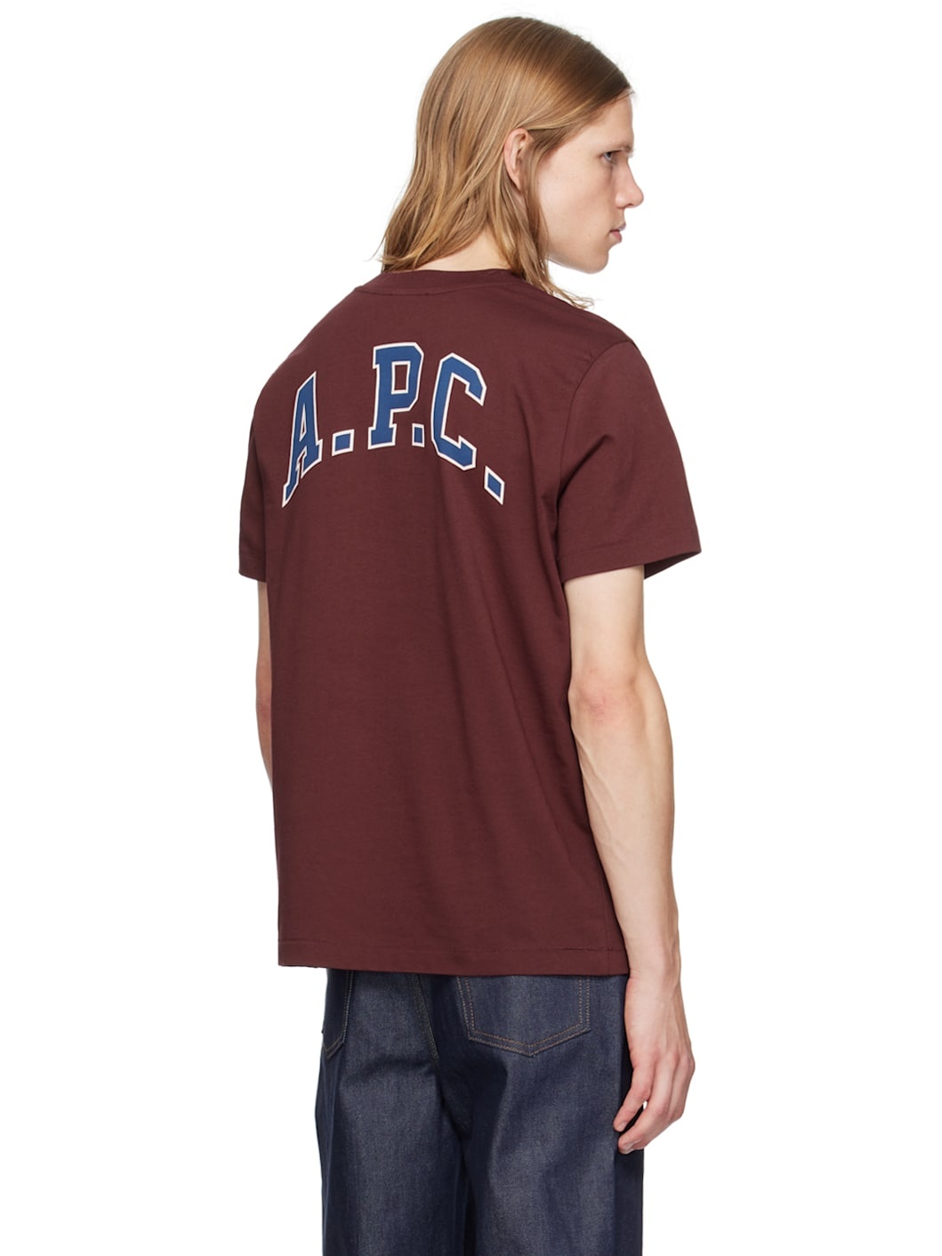 Burgundy Logo-Printed T-Shirt - 3