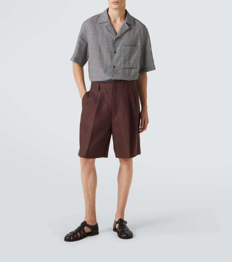 Loro Piana Checked linen shirt outlook