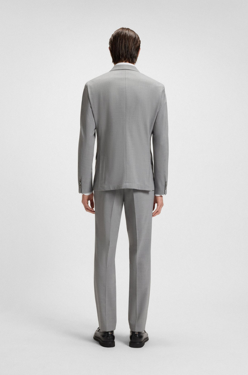 BOSS SLIM-FIT SUIT IN MICRO-PATTERNED STRETCH FABRIC outlook