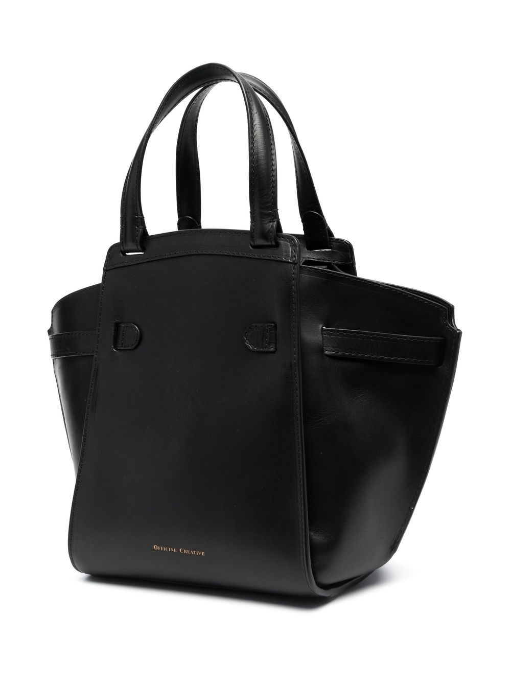 zipped top-handle tote - 2