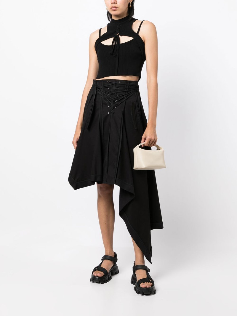Monse lace-up asymmetric skirt outlook
