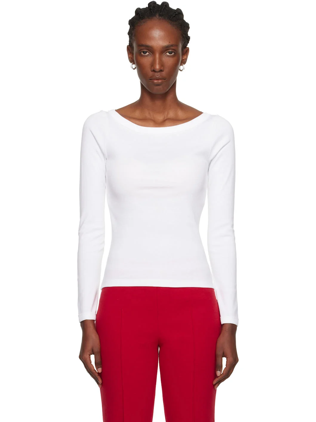 White Steffi Longsleeve T-shirt - 1