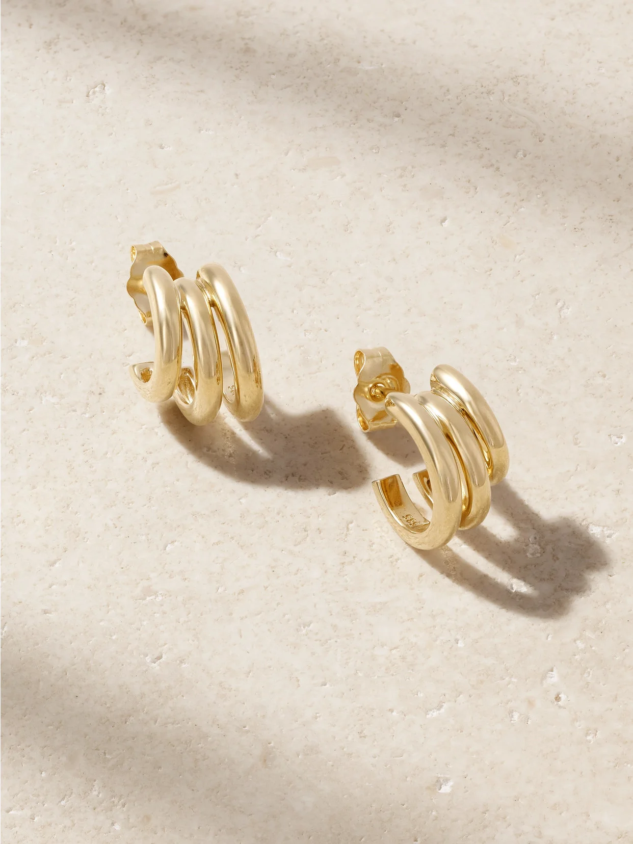 Classic 14-karat Recycled Gold Hoop Earrings - 1