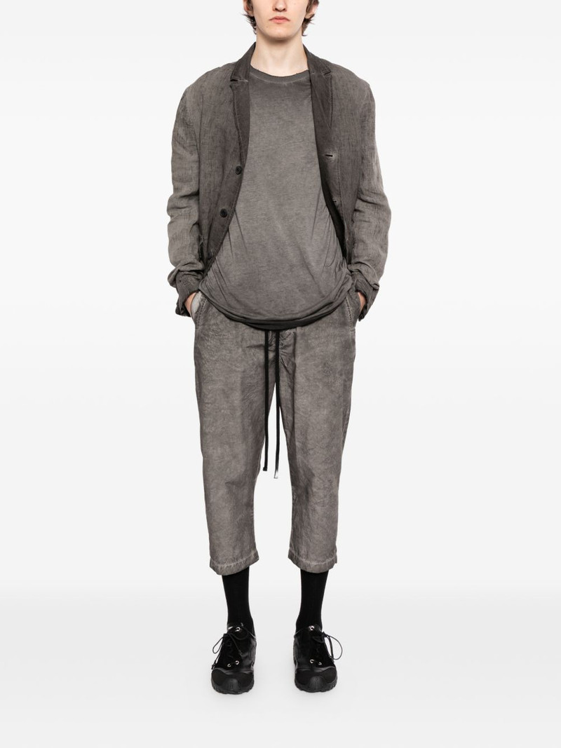 thom/krom cotton cropped trousers outlook