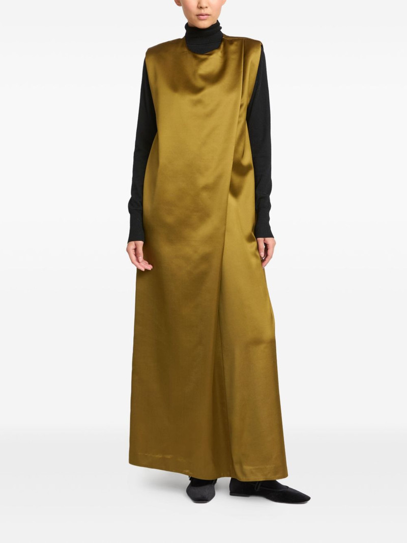 Yves Salomon satin maxi dress outlook