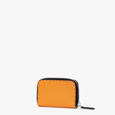 FENDI Orange leather wallet outlook