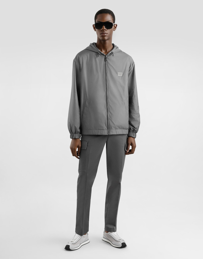 Dolce & Gabbana Technical fabric sports jacket with hood outlook