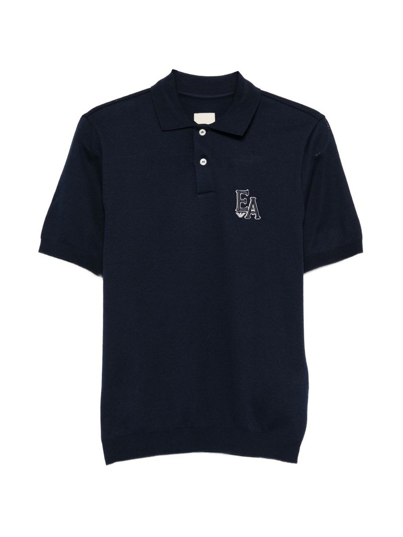 logo-appliqué polo shirt 1