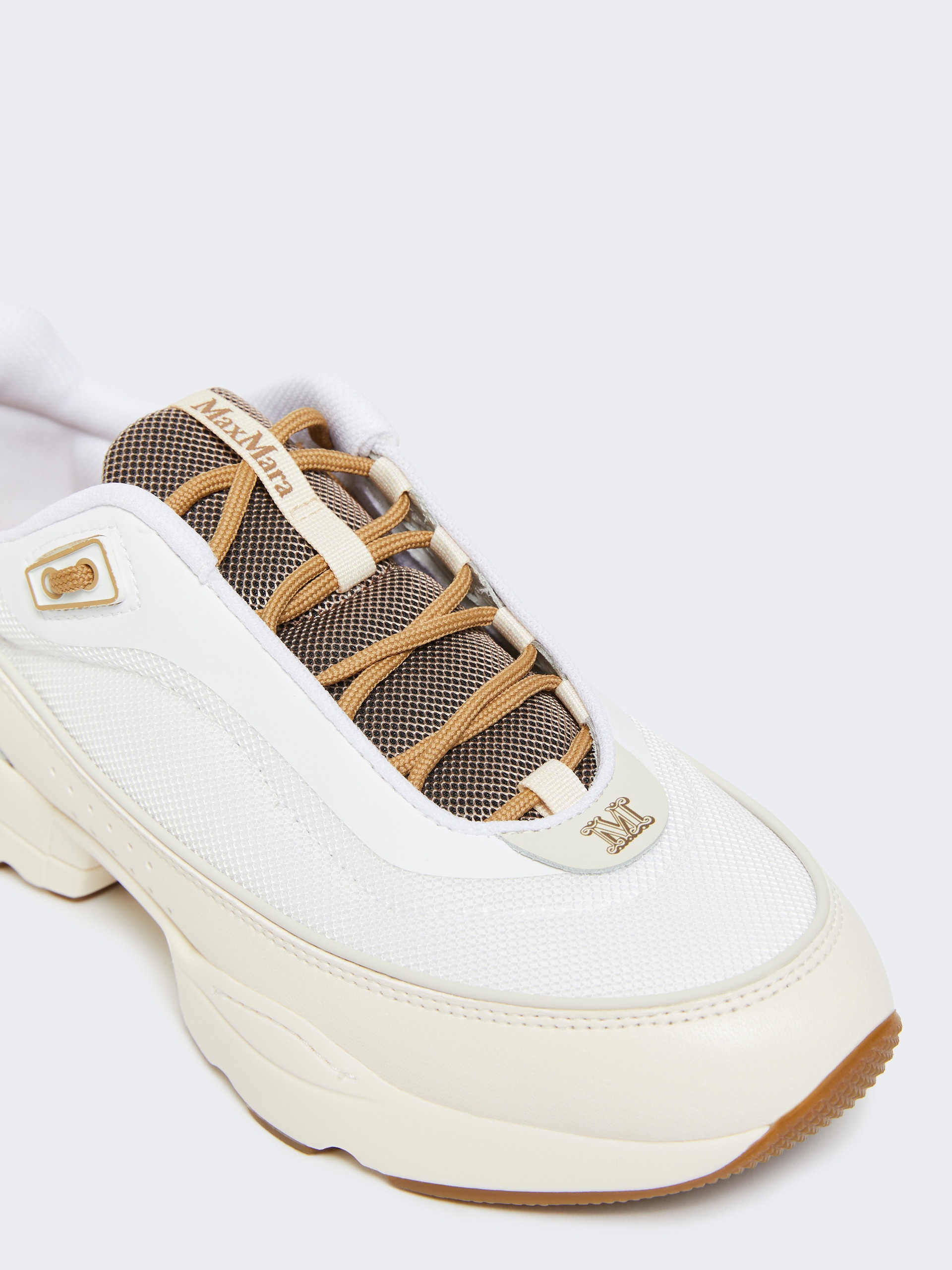 MMRUNNING Running shoes in technical fabric and leather - 4