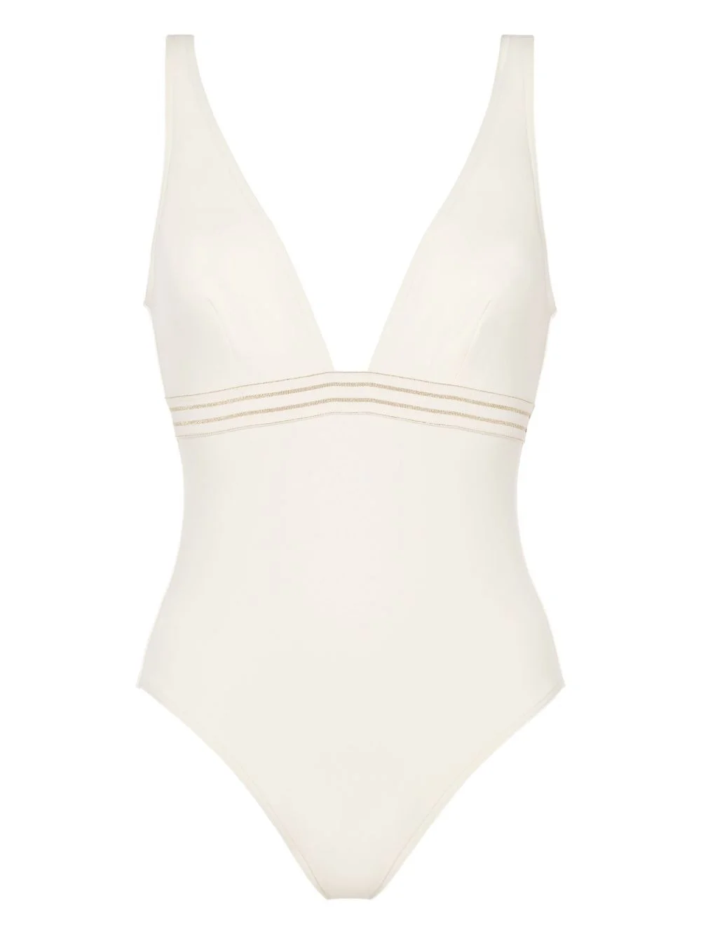 Sillage plunge-neck swimsuit - 1