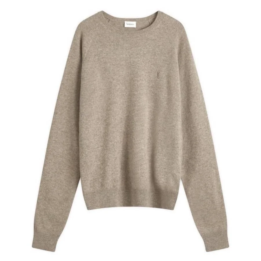 Saint Laurent Cassandre Sweater In Cashmere, Size Large - 1