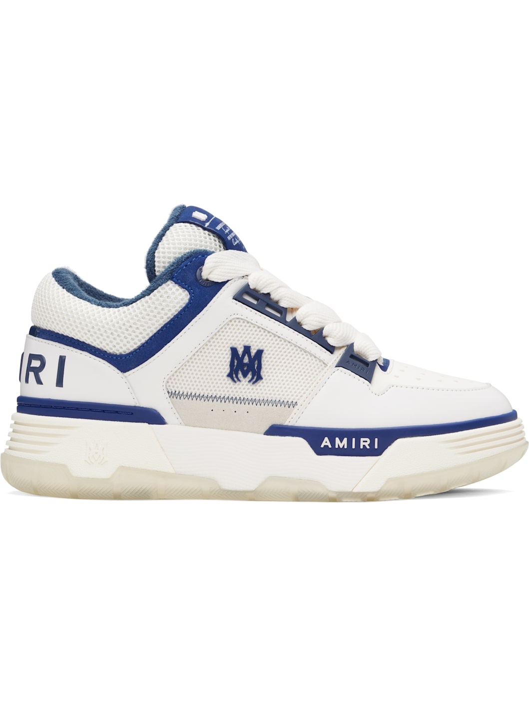 White & Navy MA-1 Sneakers - 1