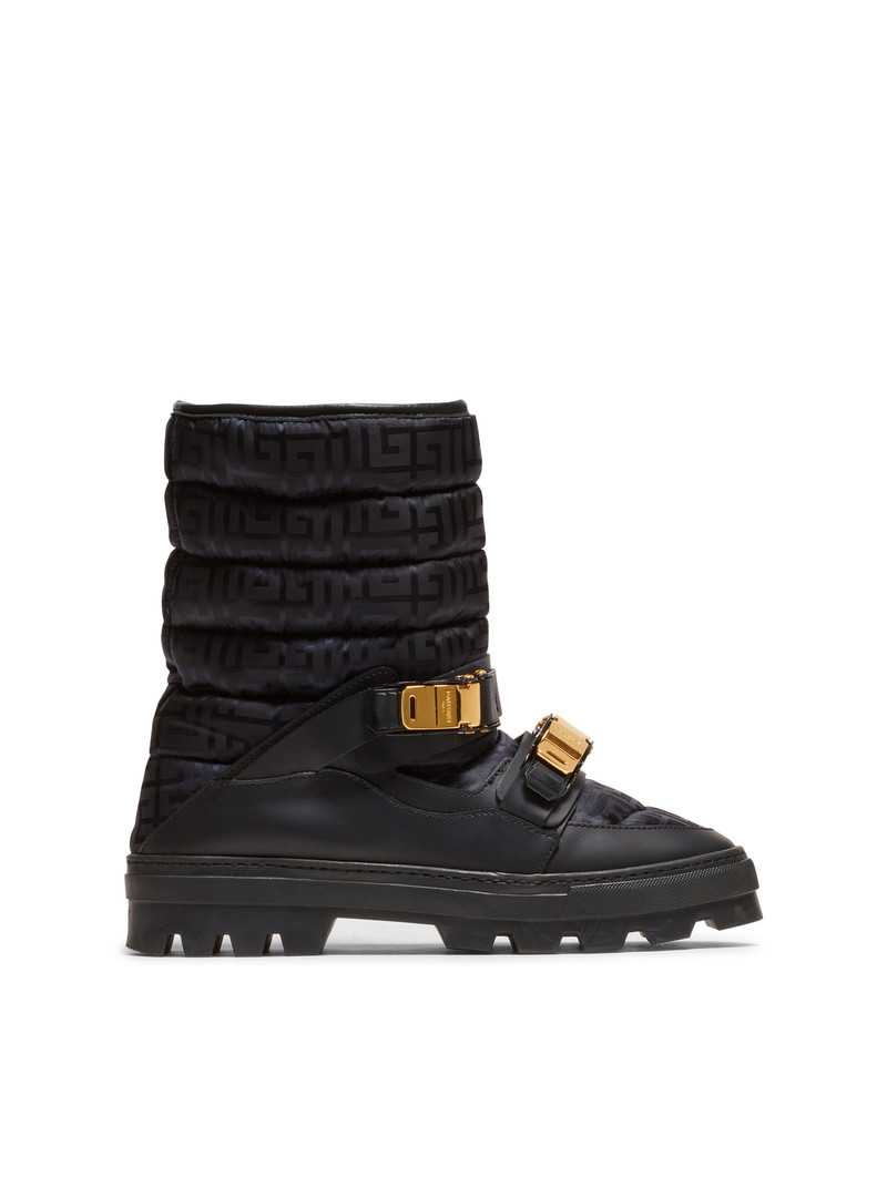 Rossignol Capsule - Balmain monogram nylon après-ski boots 1
