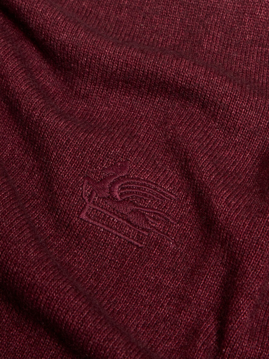 WOOL TURTLENECK WITH PEGASO DETAIL - 3