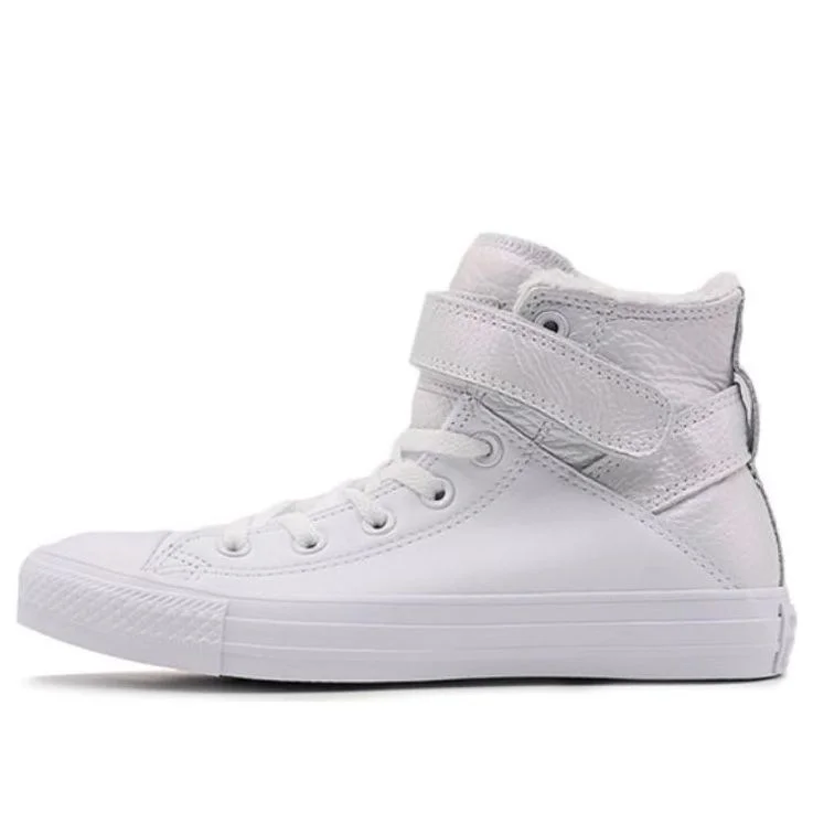 (WMNS) Converse Chuck Taylor All Star High Top Warm Velvet 'White' 558310C - 1