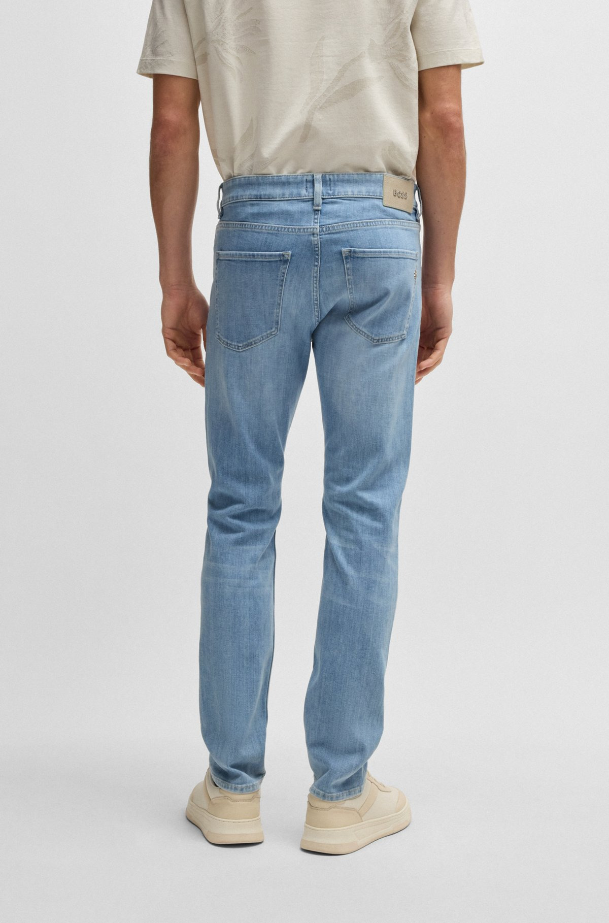 DELAWARE SLIM-FIT JEANS IN BLUE ITALIAN DENIM - 4