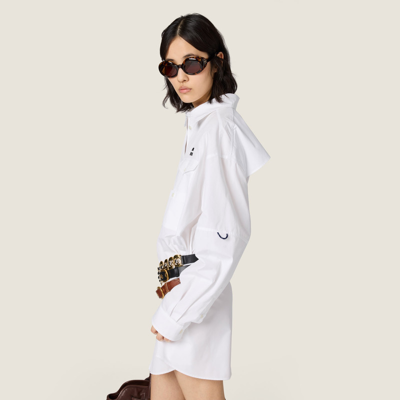Poplin shirt-dress 6