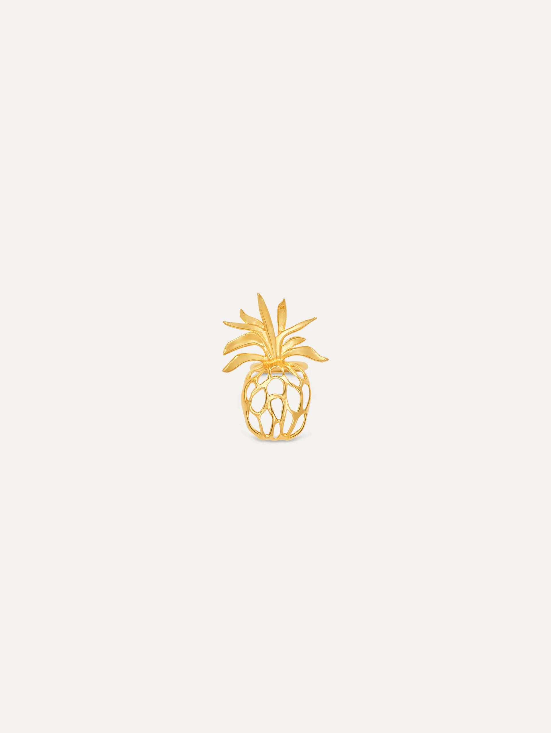 OPENWORK PINEAPPLE RING - 1