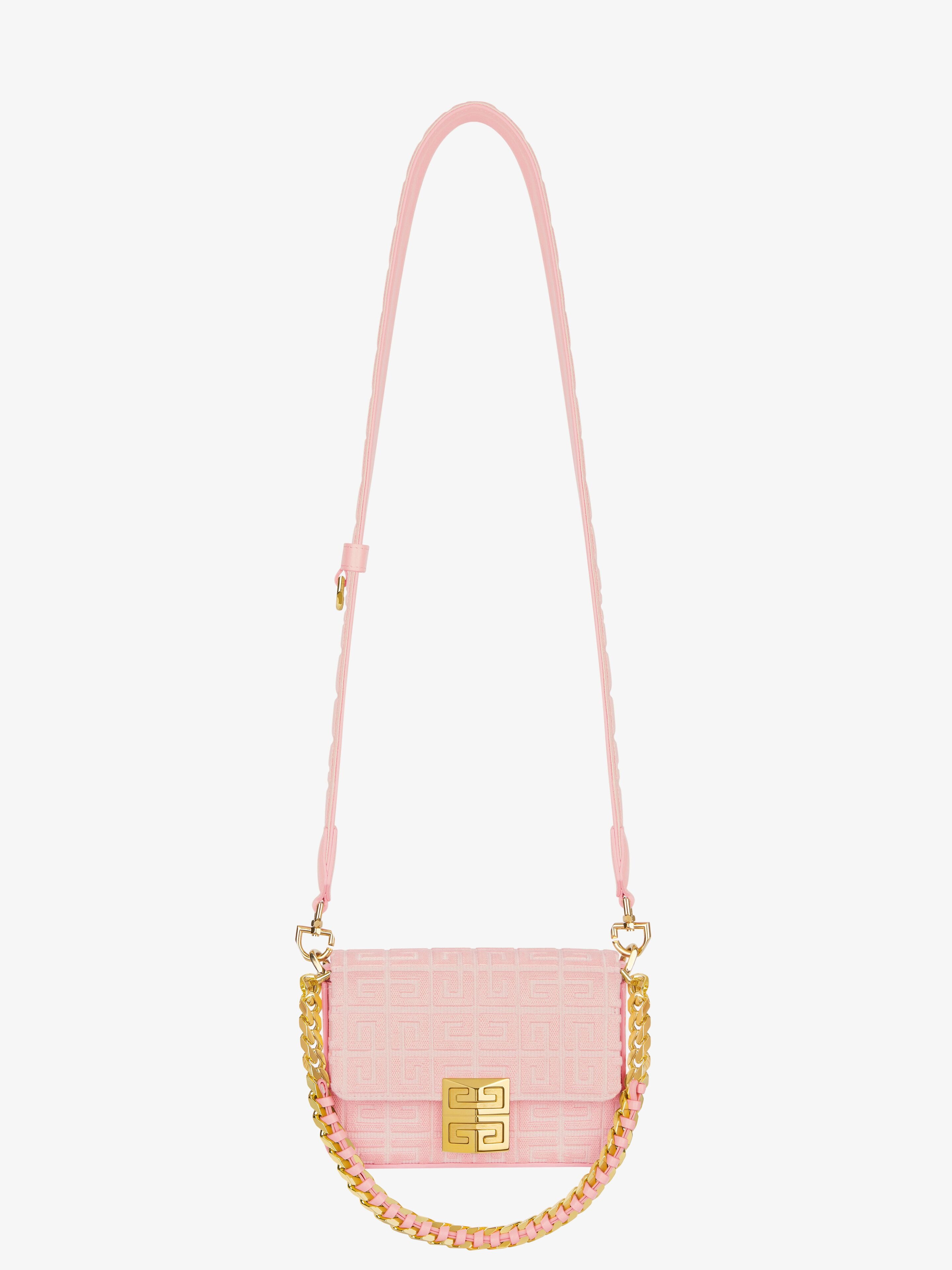 SMALL 4G BAG IN 4G EMBROIDERY WITH CHAIN - 3