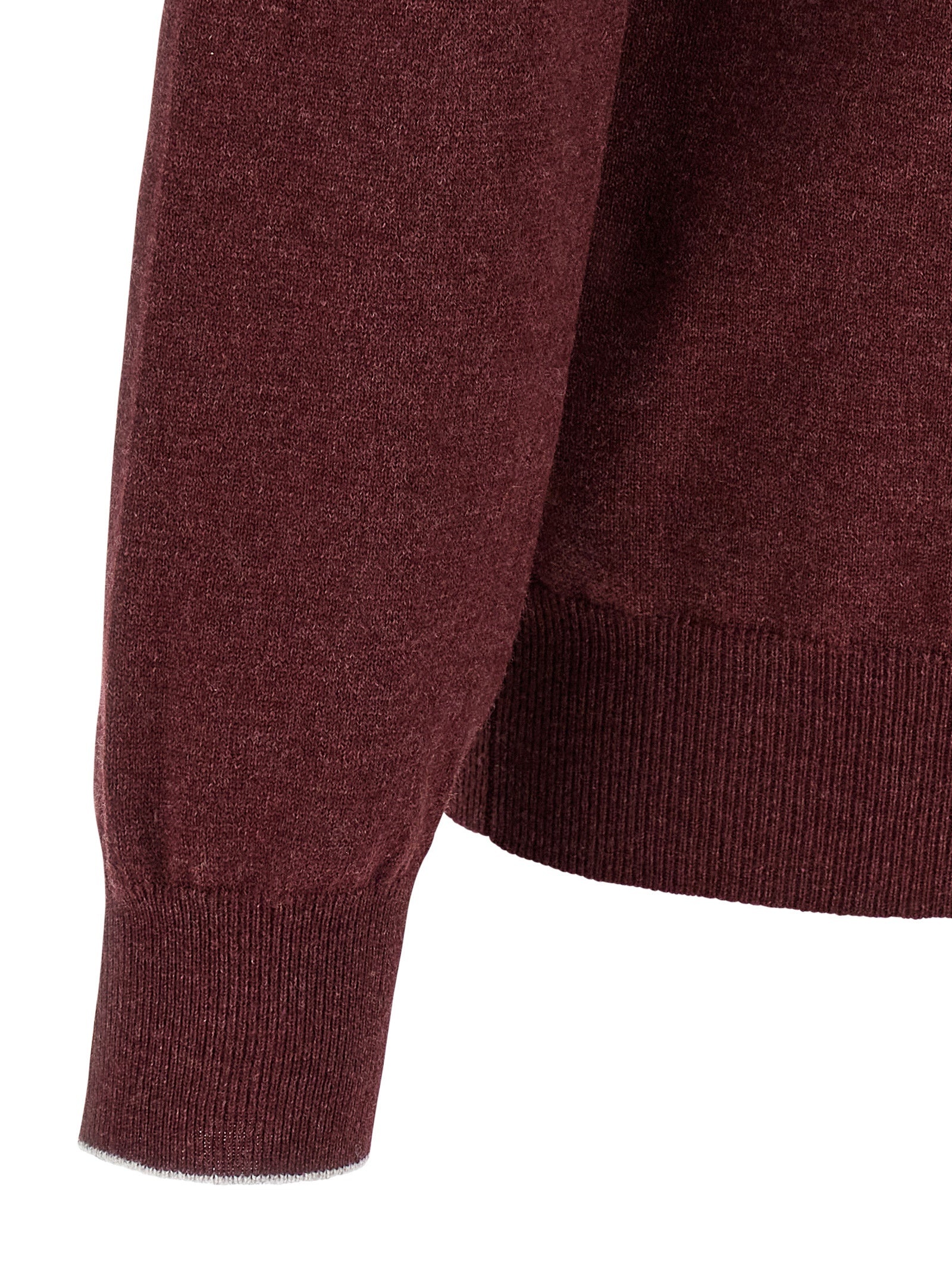Cashmere Shirt Polo Bordeaux - 4