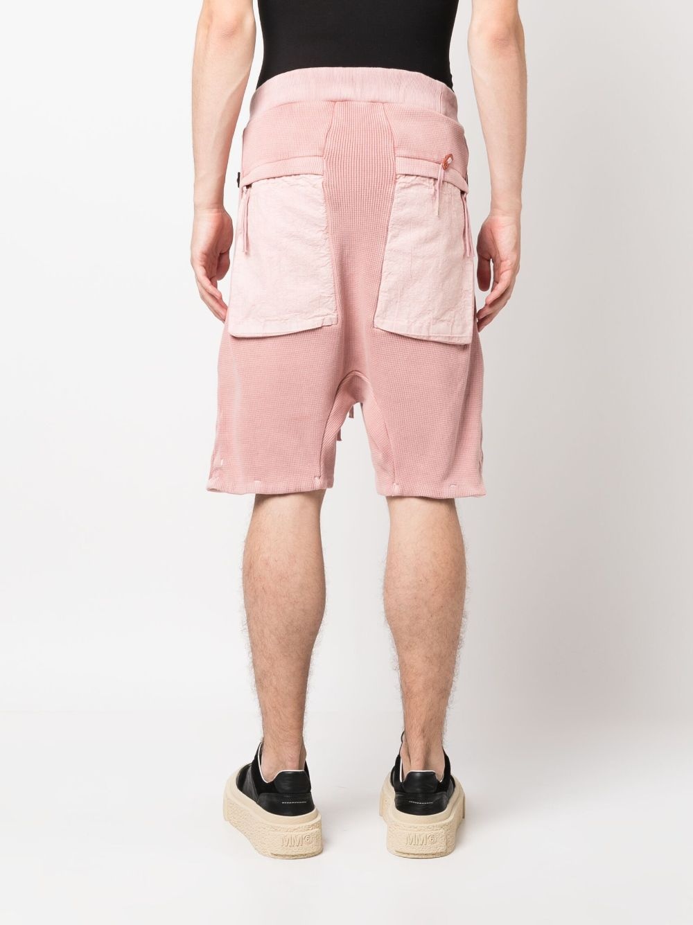 deconstructed waffle-effect shorts - 4