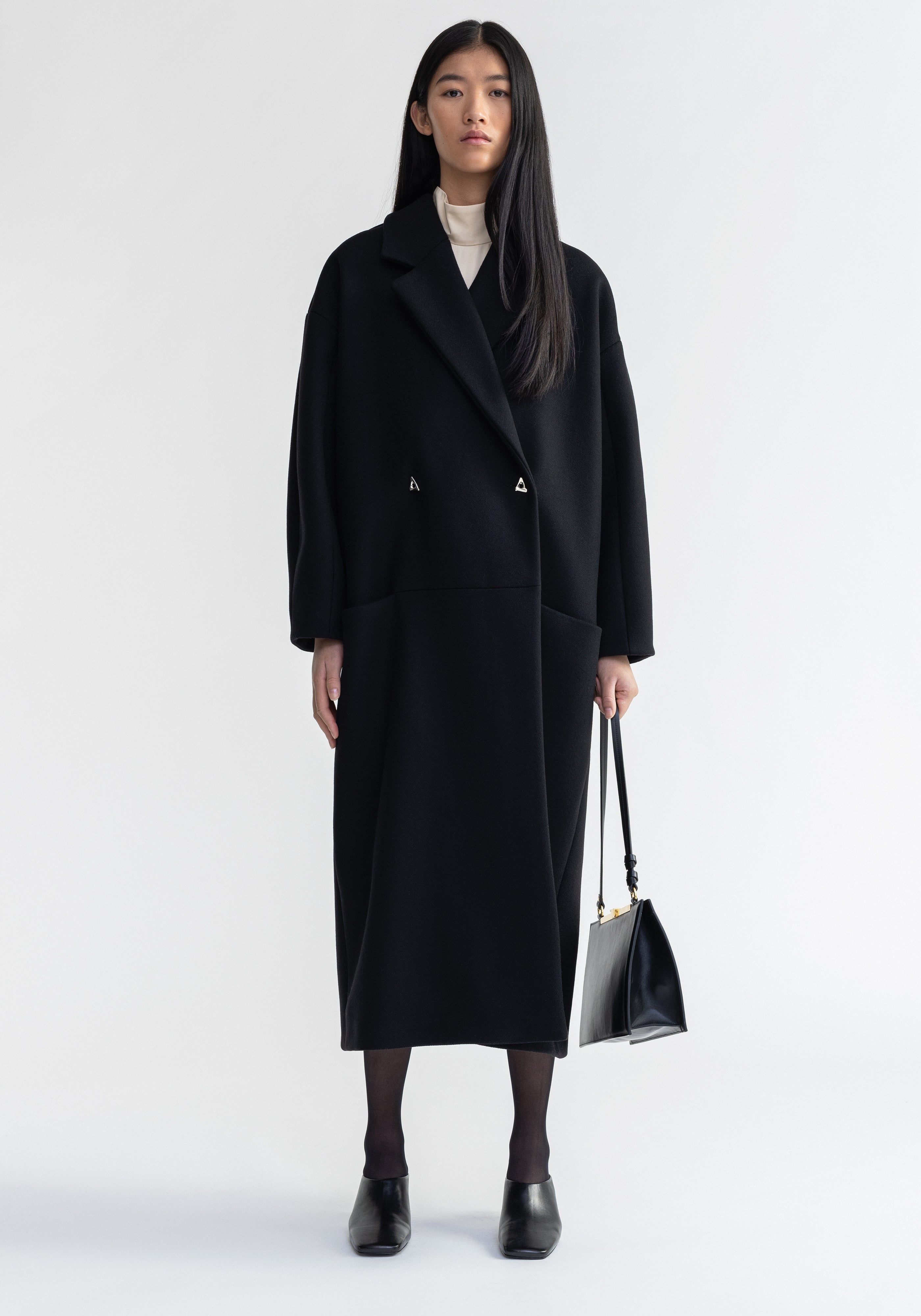 NOCHE
Wool blend maxi coat - 1
