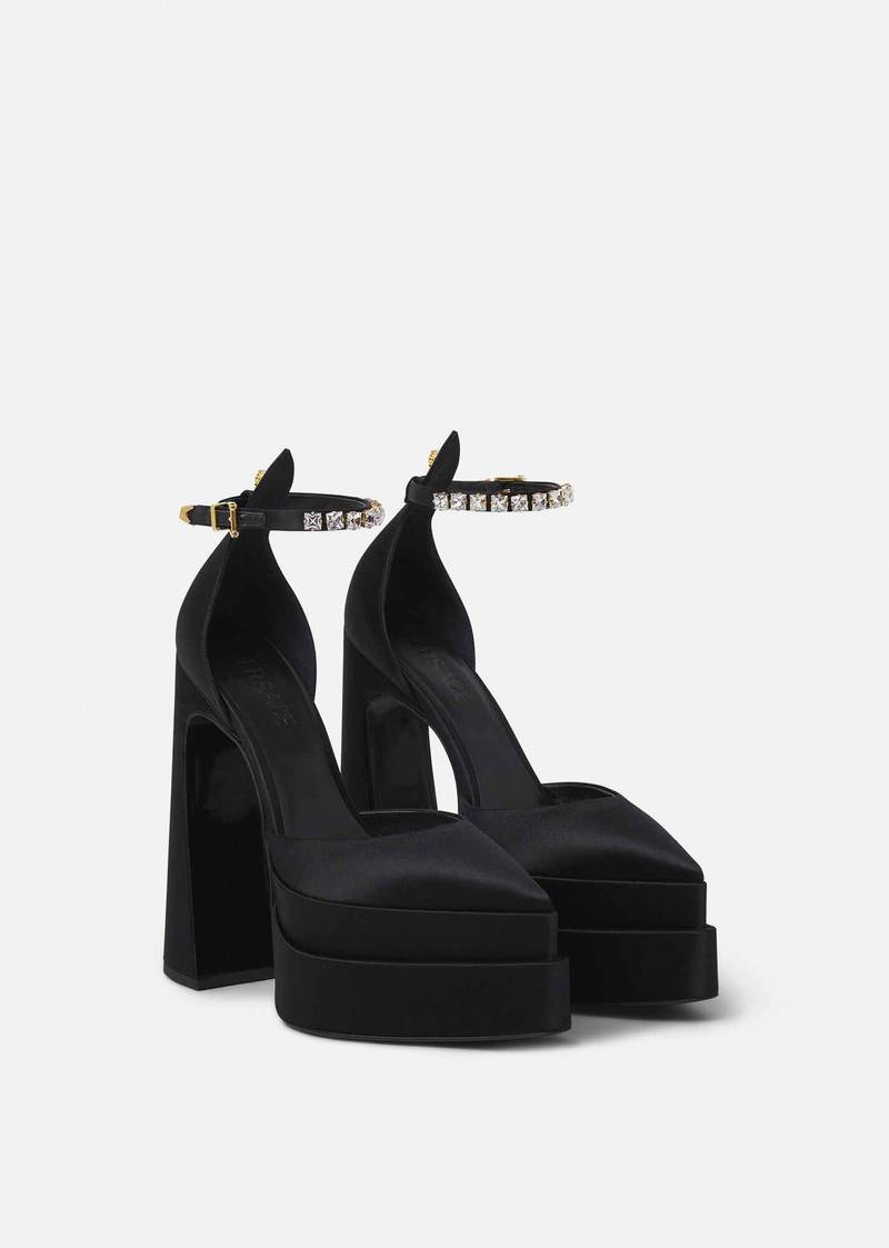 VERSACE Aevitas Pointy Platform Pumps outlook
