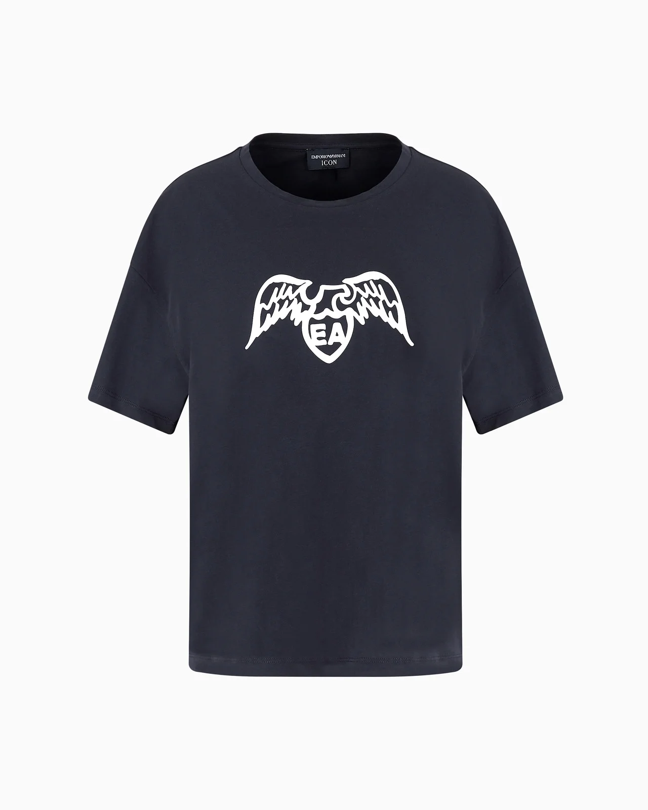 Pima T-shirt with eagle logo - 1