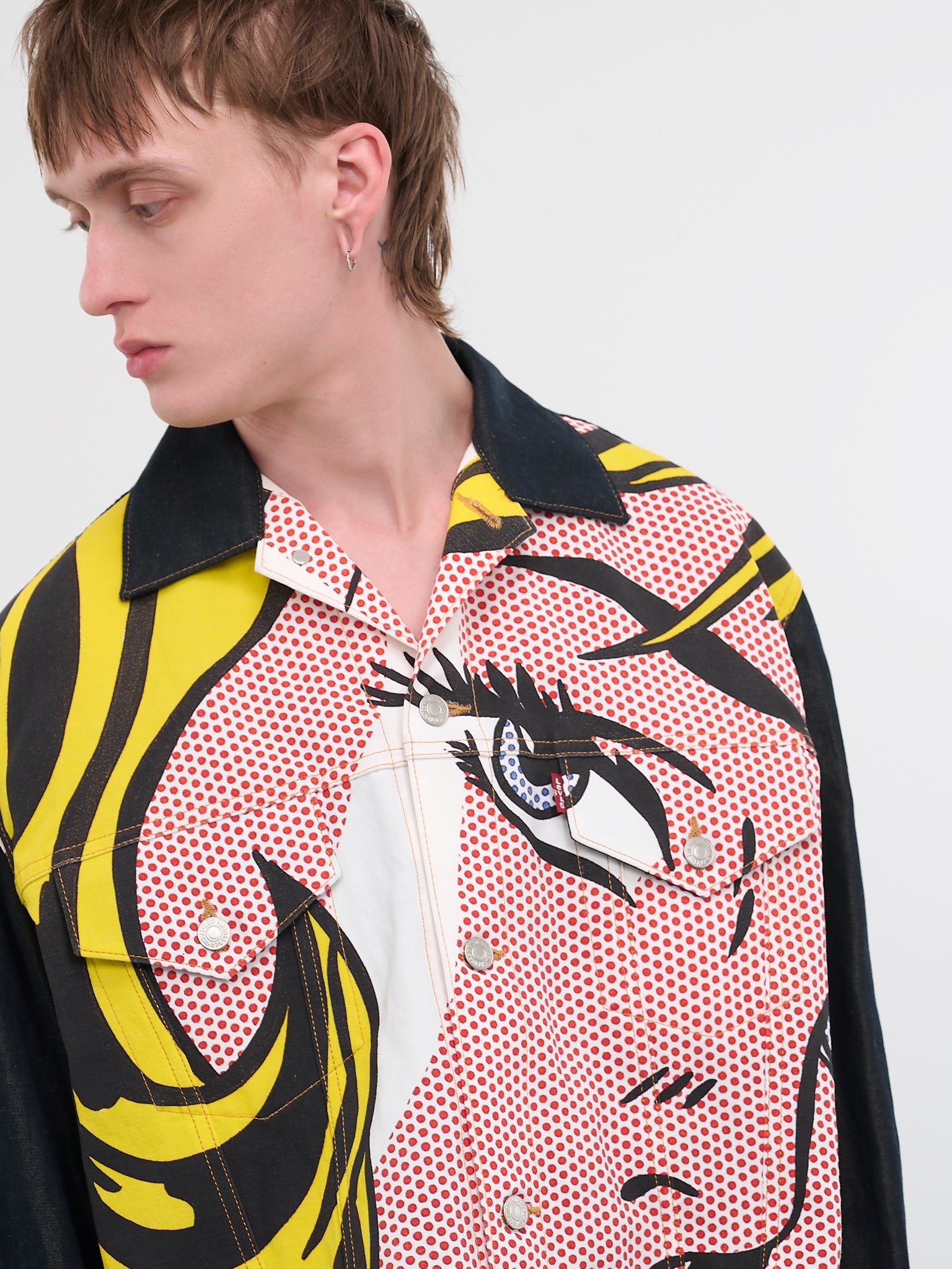 Junya Watanabe MAN Roy Lichtenstein Denim Jacket | hlorenzo