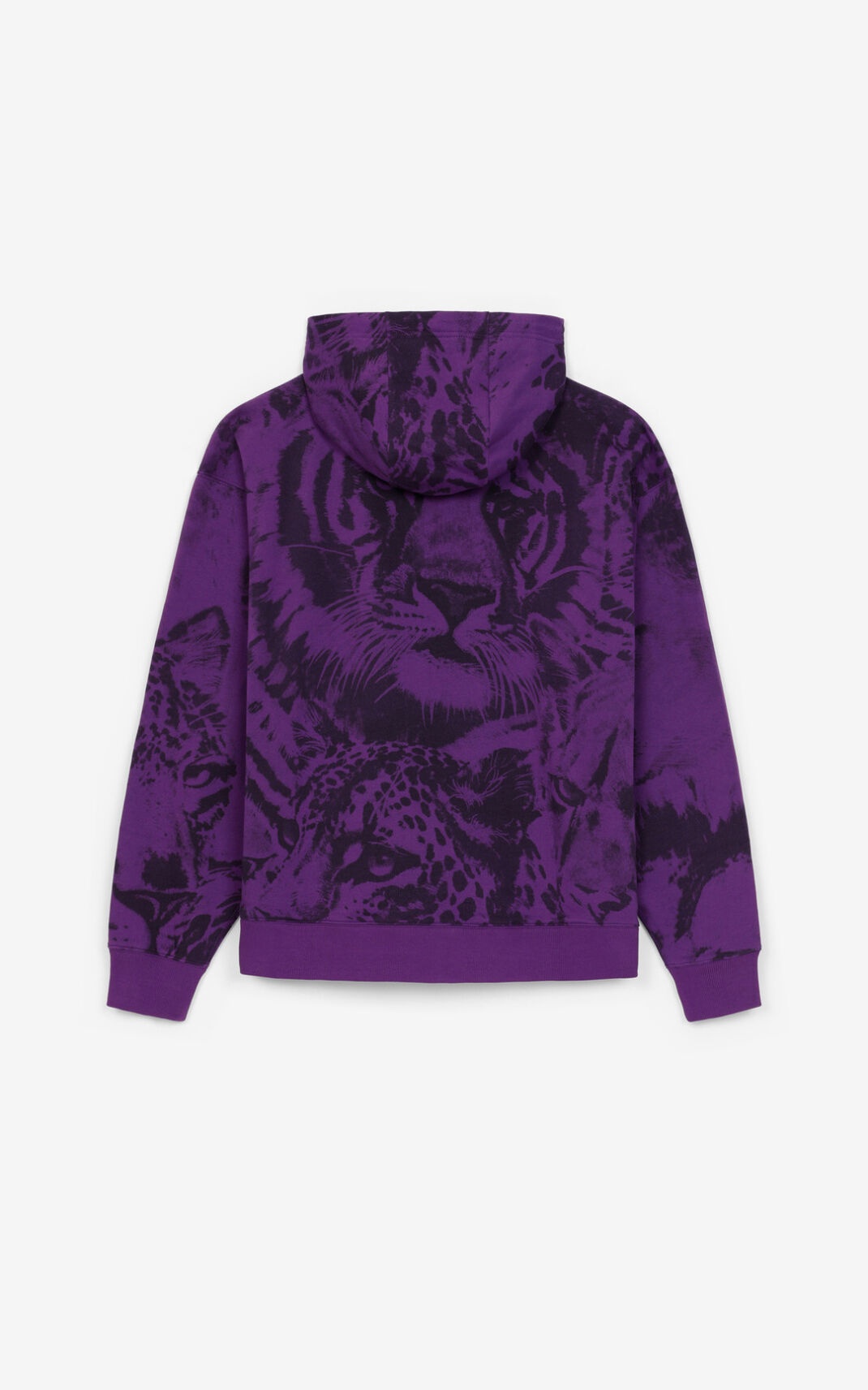 'Wildtigers' oversize hooded sweatshirt - 5