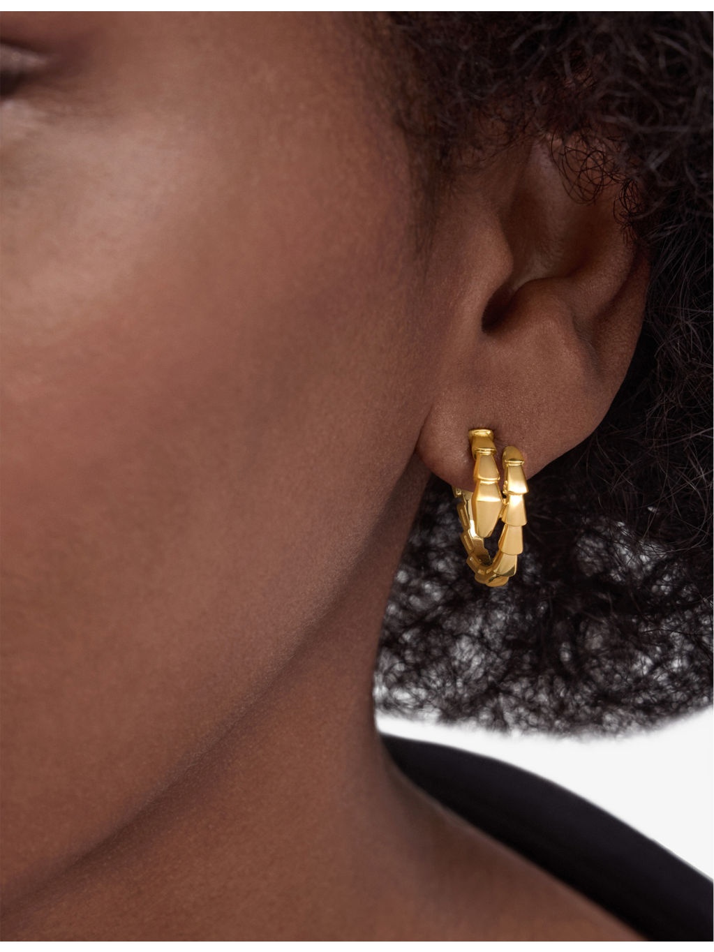 Serpenti Viper 18ct Yellow-Gold Earrings - 3