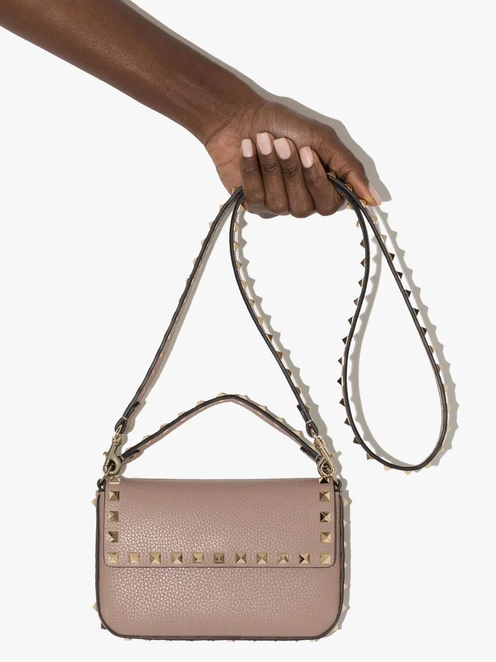 Rockstud top-handle mini bag - 4