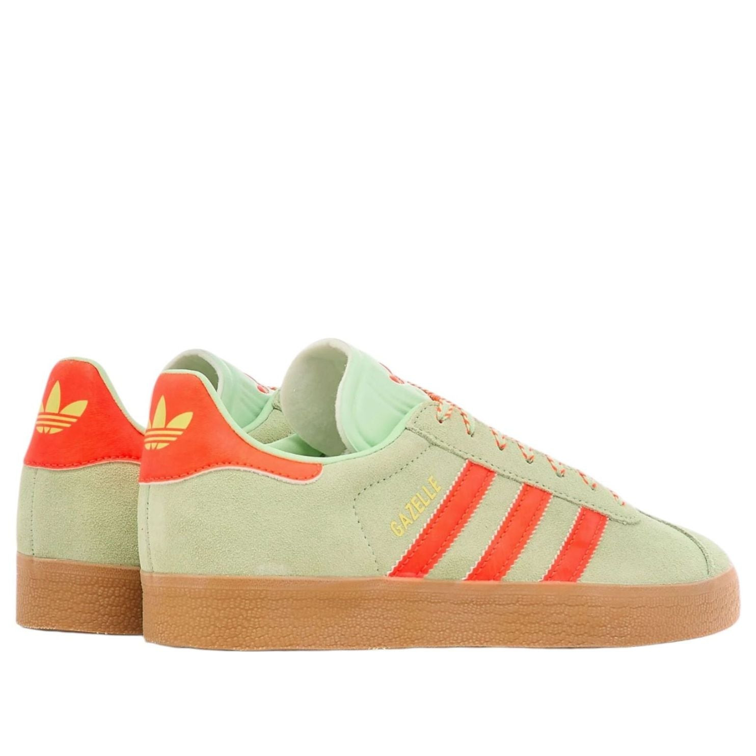 (WMNS) adidas Gazelle 'Semi Green Spark Solar Orange Gum' JH7212 - 3