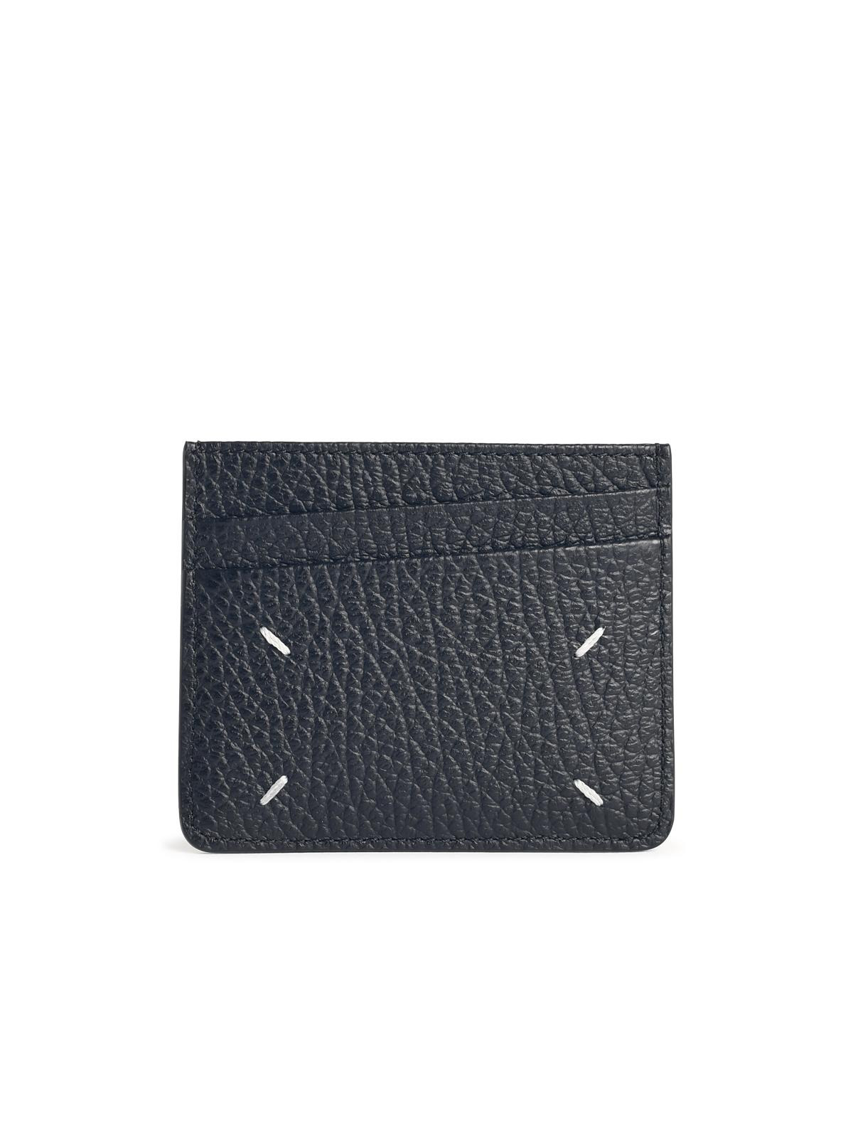 Maison Margiela 'Four Stitches' Black Leather Card Holder Women - 3