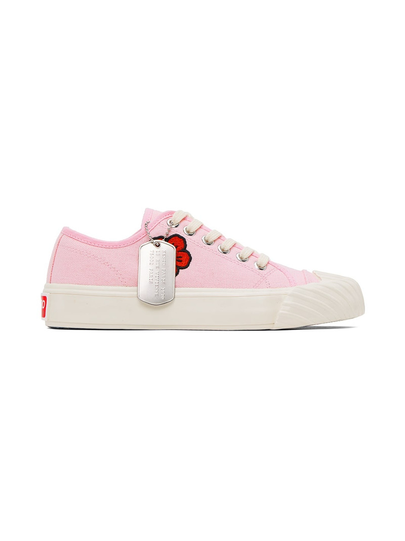 Pink Kenzo Paris Boke Flower Sneakers - 1