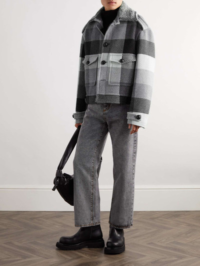 Etro Checked Wool-Blend Twill Jacket outlook