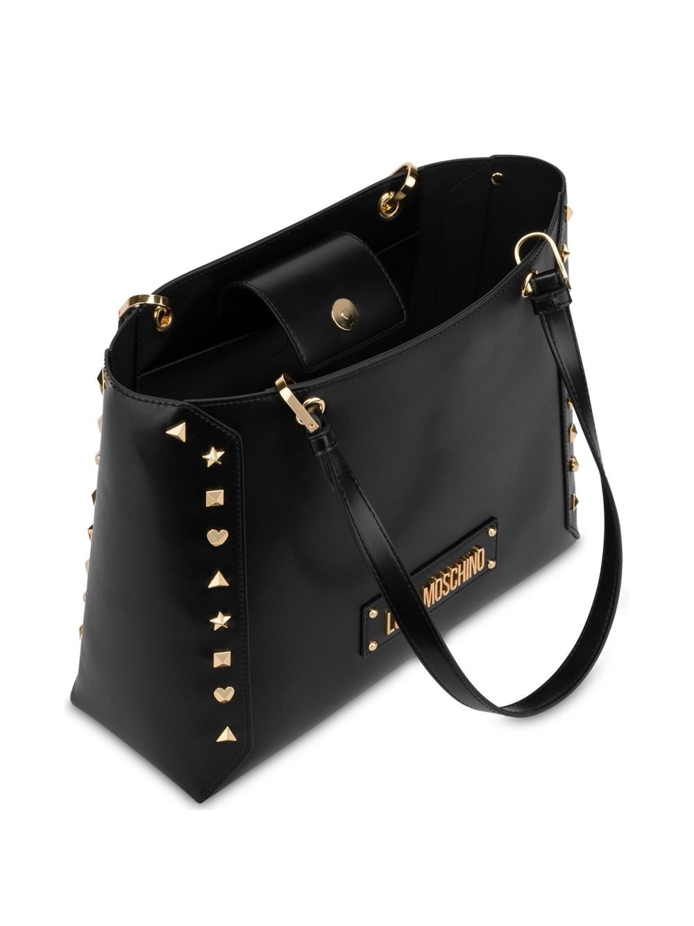 logo-lettering shoulder bag - 3