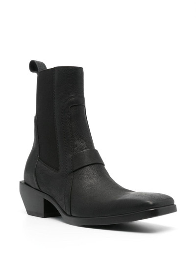 Rick Owens leather ankle-boots outlook