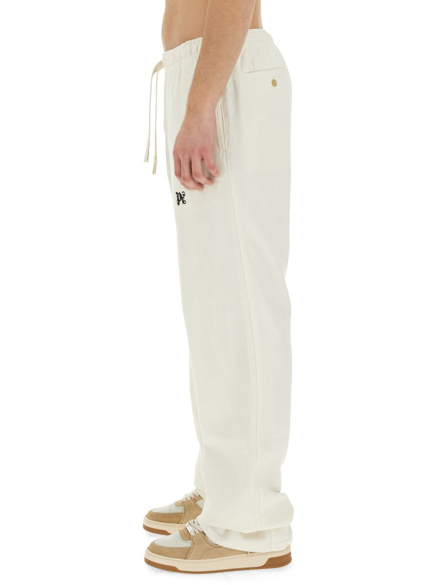 Palm Angels Men Pants With Logo - 4