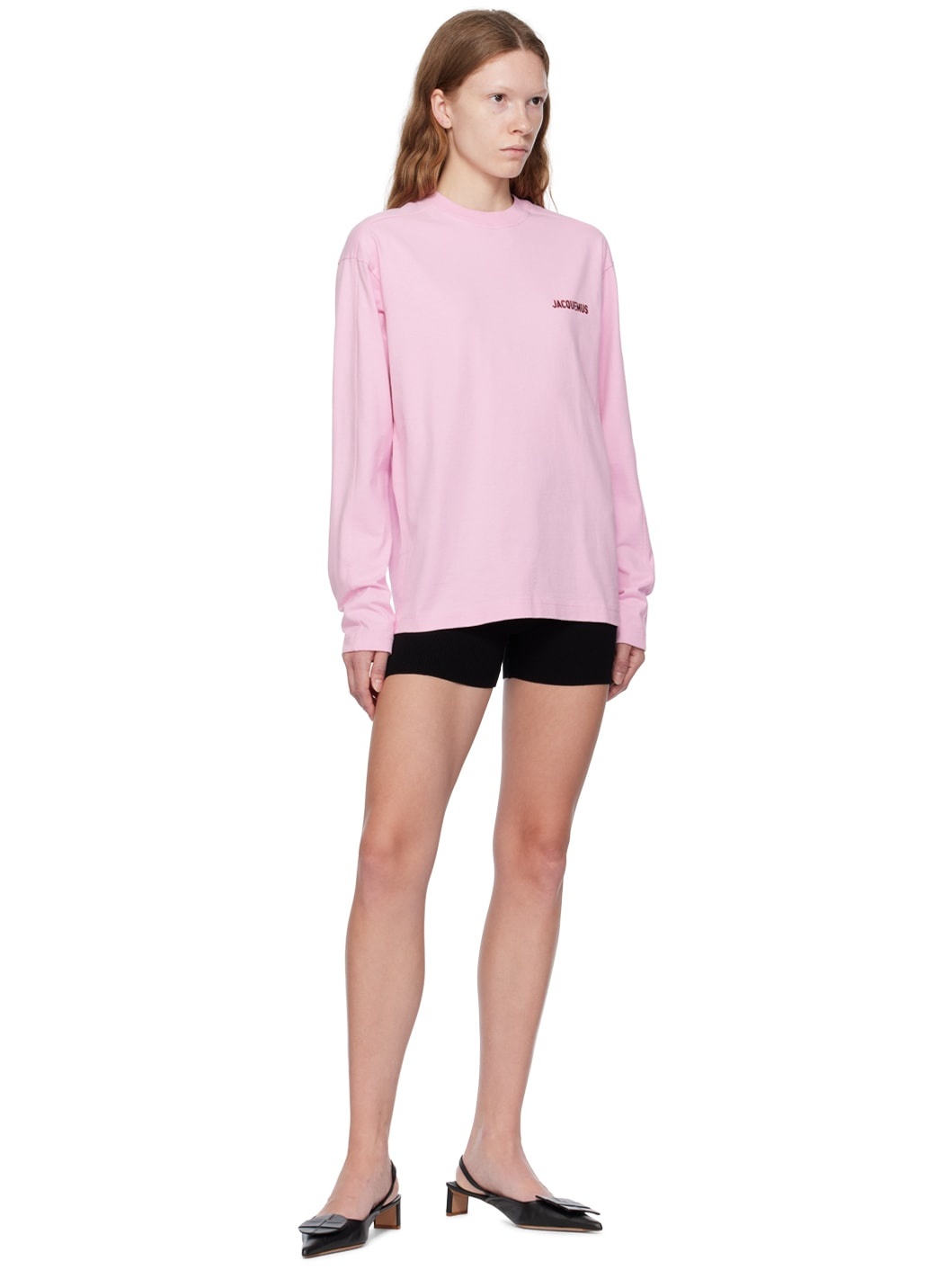 Pink Le Chouchou 'Le T-Shirt Pavane Manches Longues' Long Sleeve T-Shirt - 4