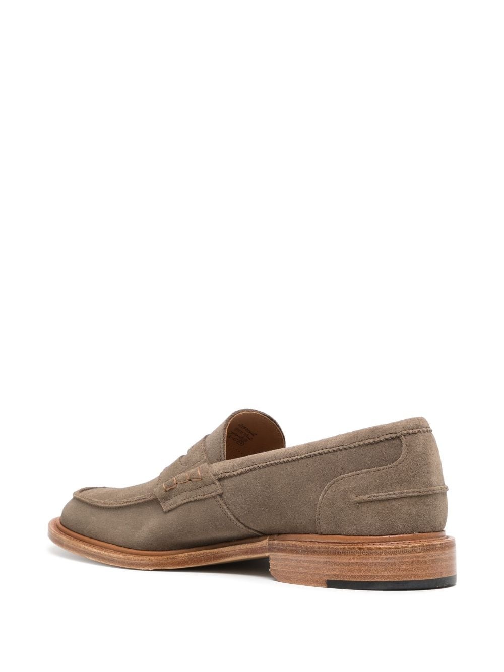 slip-on suede loafers - 3