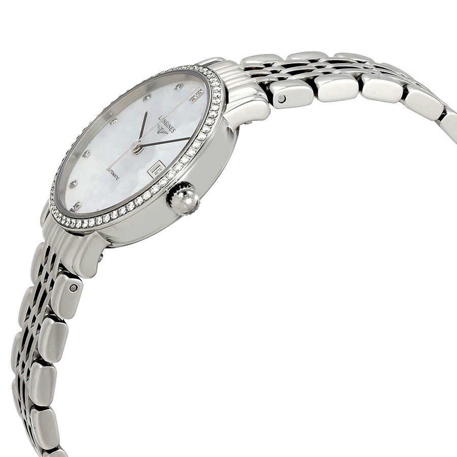 Longines Elegant Mother of Pearl Dial Ladies Watch L43100876 - 2