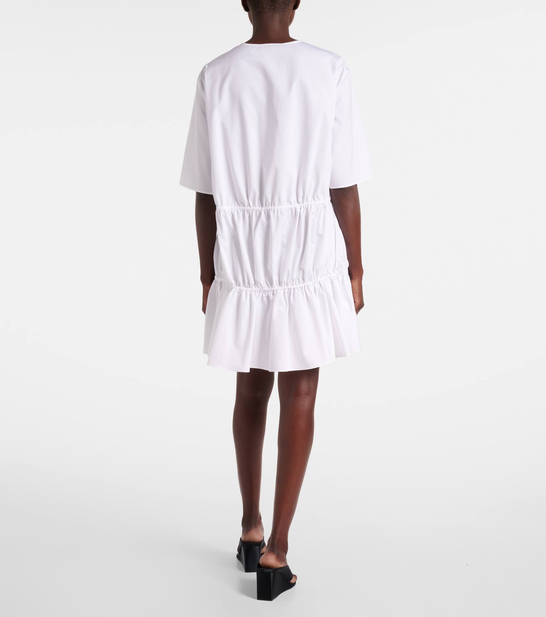 Tiered cotton minidress - 3