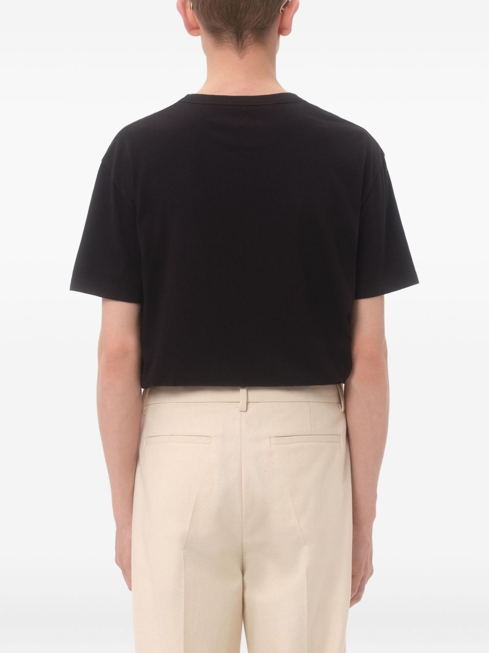 embroidered logo t-shirt - 5